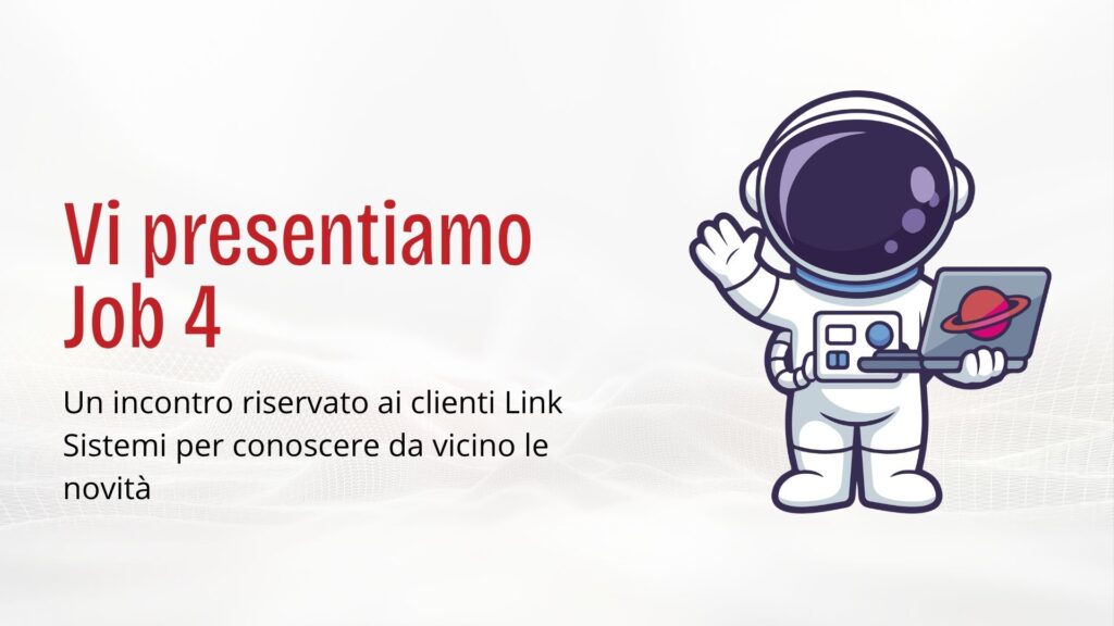 Vi presentiamo Job 4:  incontriamoci il 30 settembre